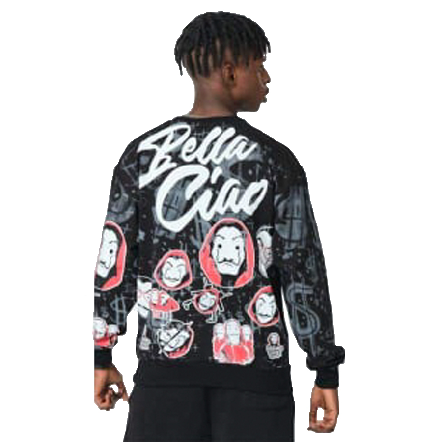 Ανδρική μαύρη μπλούζα Anonymous 22835 φωτογραφία