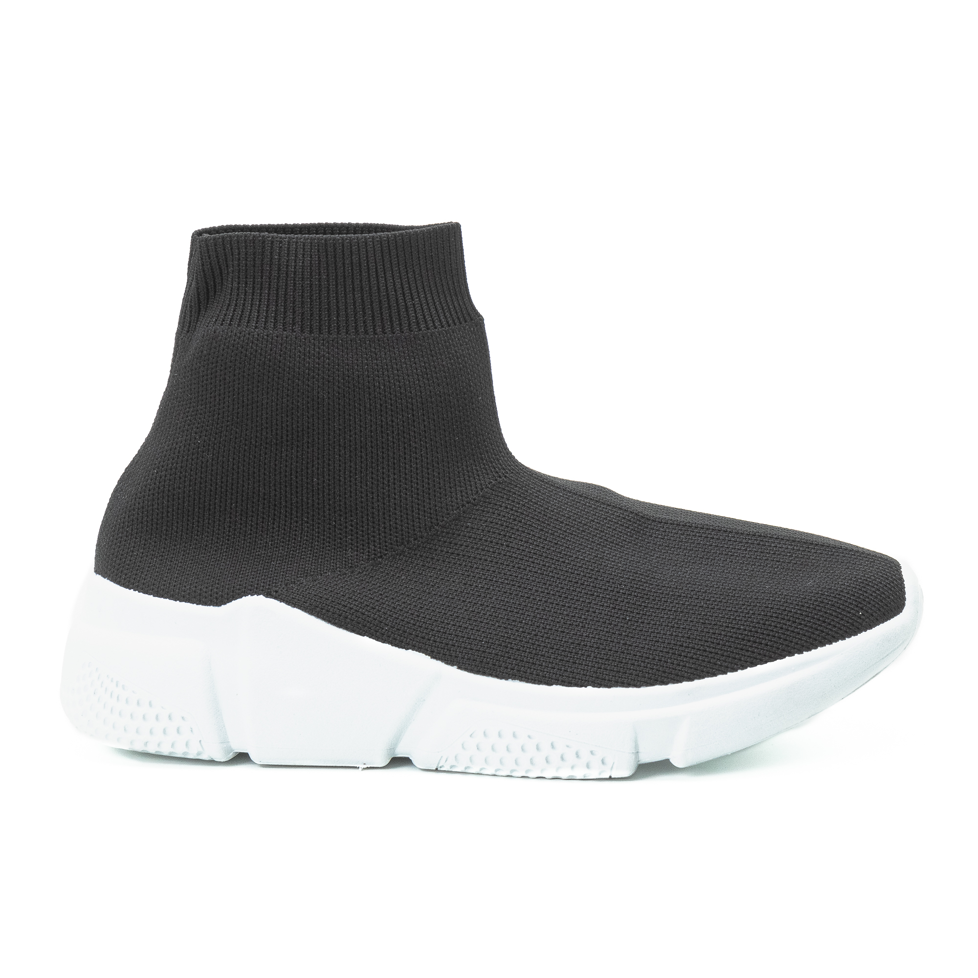 Γυναικεία μαύρα slip-on αθλητικά παπούτσια