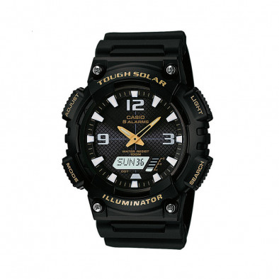 Мъжки часовник Casio Collection черен със соларно захранване