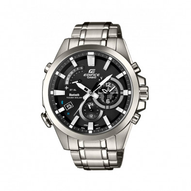 Мъжки часовник Casio Edifice сребрист браслет с индикатор за e-mail