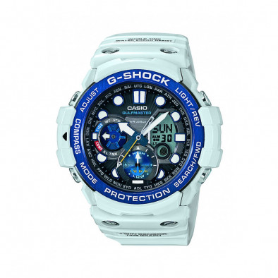 Мъжки спортен часовник Casio G-SHOCK светло син със син ринг на циферблата
