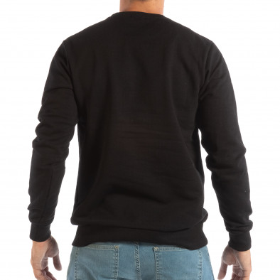 Мъжка черна ватирана блуза WARRIORS it240818-129 3