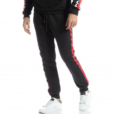 Мъжки черен спортен комплект White it051218-87 6