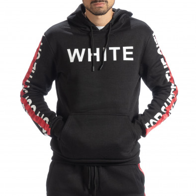 Мъжки черен спортен комплект White it051218-87 5