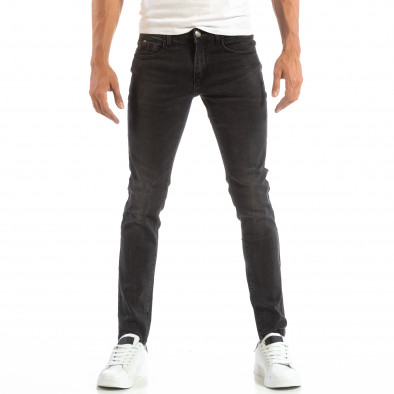 Slim Jeans в черно удължен модел it240818-42 2