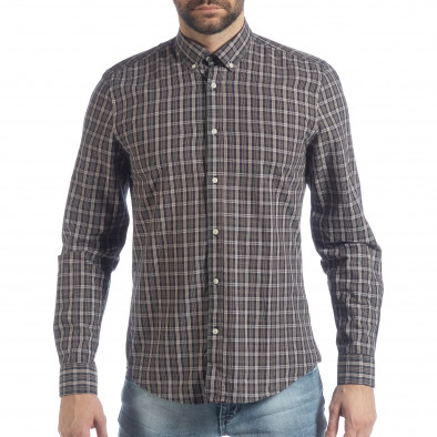 Мъжка карирана риза Slim fit Casual it040219-125 2