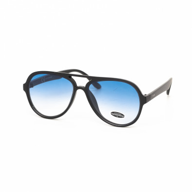 Опушени сини пилотски очила плътна рамка it030519-30 2