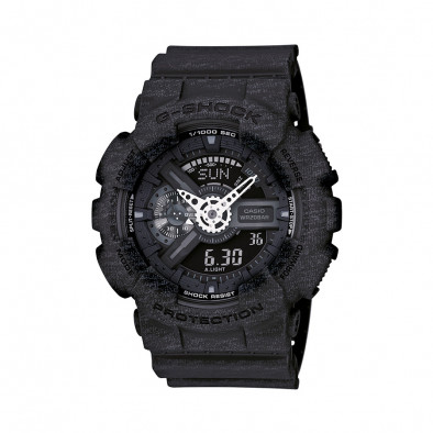 Мъжки спортен часовник Casio G-SHOCK черен със захабен ефект