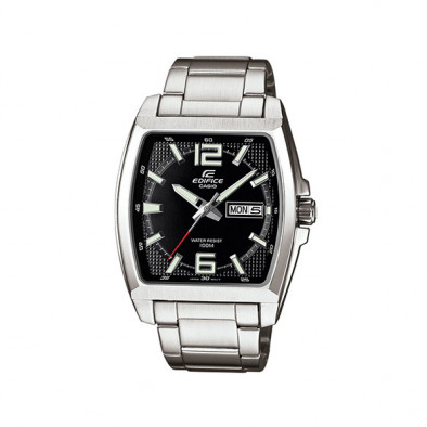 Мъжки часовник Casio Edifice сребрист с правоъгълен циферблат