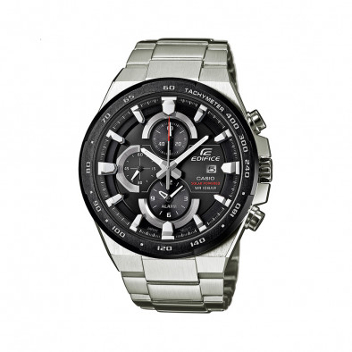 Мъжки часовник Casio Edifice сребрист браслет с дата на дисплея