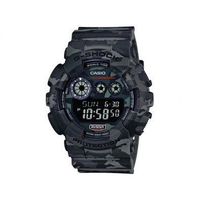 Мъжки спортен часовник Casio G-SHOCK сив камуфлаж