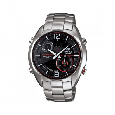 Мъжки часовник Casio Edifice сребрист браслет с хронометър