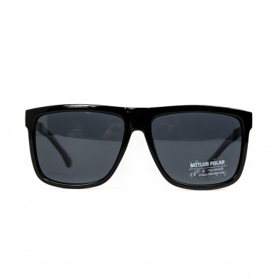 Трапецовидни черни слънчеви очила il020322-13 2