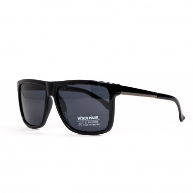 Трапецовидни черни слънчеви очила il020322-13 3