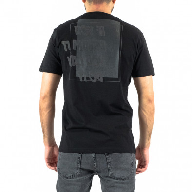 Мъжка черна тениска Back print Do It tr250322-75 3