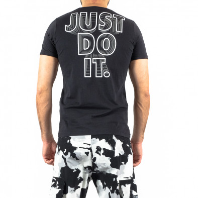 Мъжка черна тениска Just Do It tr250322-65 3