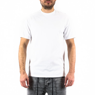 Unisex бяла тениска с неонов Back print it250322-21 3