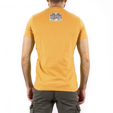 Мъжка оранжева тениска Surfing tr250322-56 3