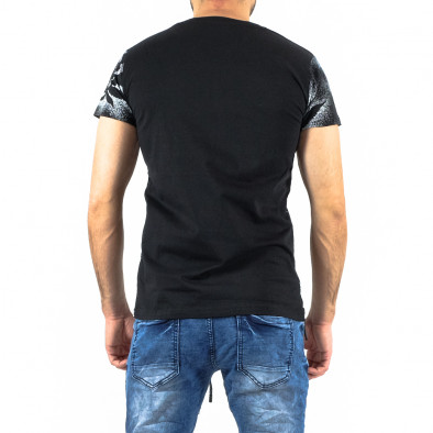 Мъжка черна тениска Amsterdam gr250322-6 4