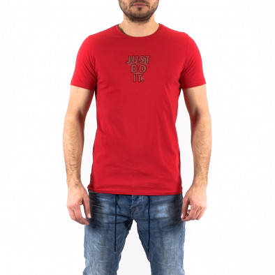 Мъжка червена тениска Just Do It tr250322-64 3