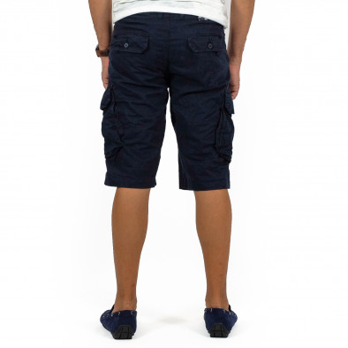 Къси сини Cargo панталони  tr080622-4 4