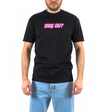Unisex черна тениска Take Out it250322-26 3