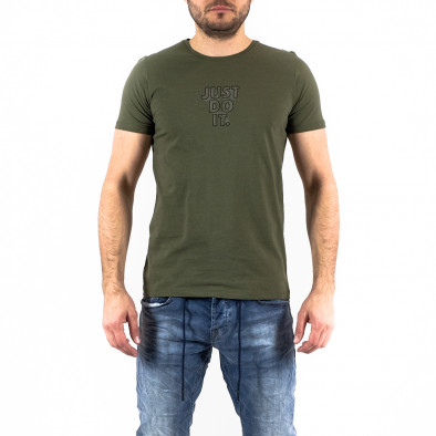 Мъжка зелена тениска Just Do It tr250322-63 2