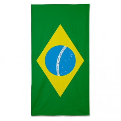 Плажна кърпа с Бразилското знаме fm090714-3 2