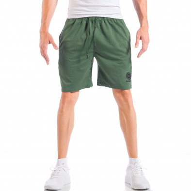 Зелени мъжки шорти с лого Marshal it050618-31 2