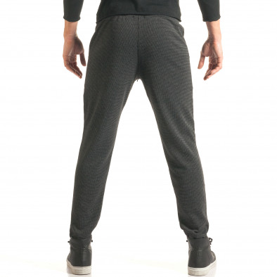 Мъжки тъмно сиви потури с ефект на панталон it181116-20 3
