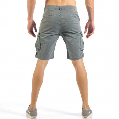 Мъжки къси карго панталони в сиво it260318-129 4