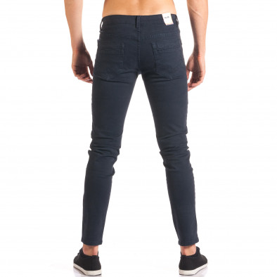 Мъжки син спортно-елегантен панталон it150816-2 3