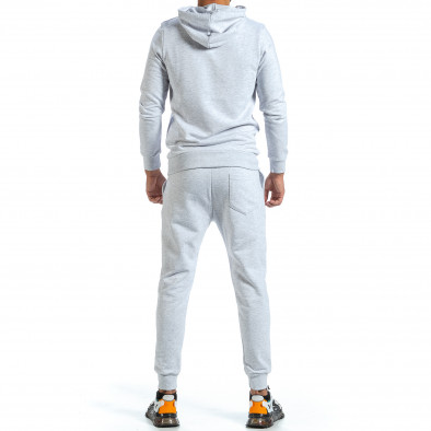Basic мъжки сив спортен комплект от памук tr070921-50 3