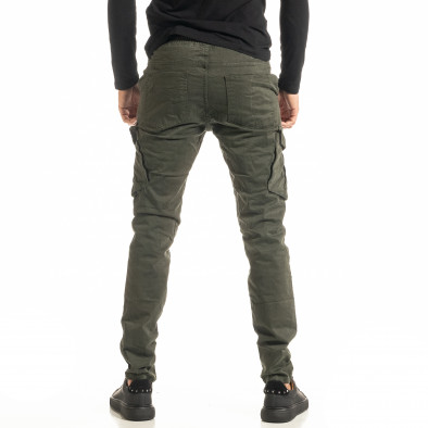 Мъжки зелен Cargo панталон с прави крачоли 8138 tr300920-8 3
