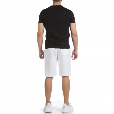 Мъжки комплект Streetwear в черно и бяло it040621-3 3