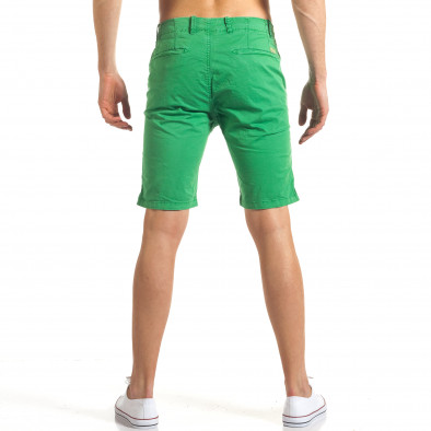 Мъжки зелени къси панталони с италиански джобове it140317-174 3