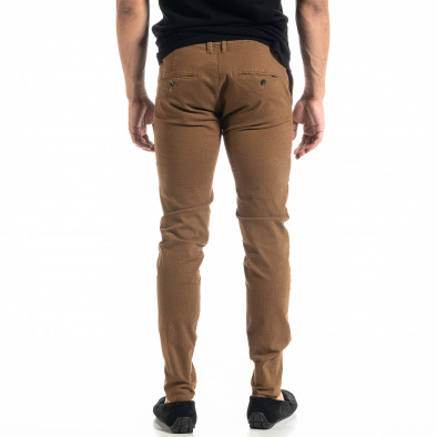 Slim fit Chino мъжки панталон цвят камел it020920-18 3
