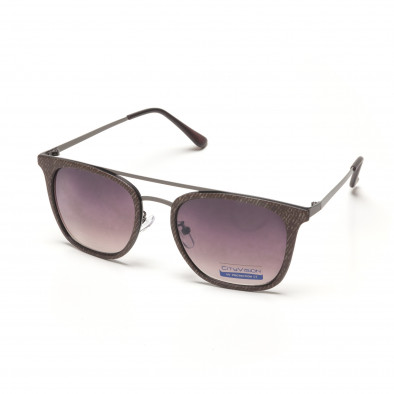 Кафяви слънчеви очила с опушени стъкла it250418-36 2