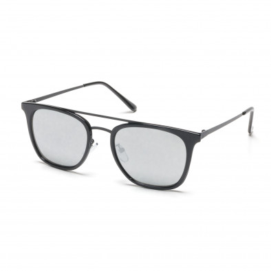 Черни слънчеви очила с огледални стъкла it250418-39 2