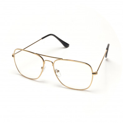 Прозрачни очила със златиста рамка it250418-8 2
