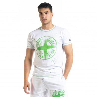 Бяла мъжки тениска Compass tr010720-22 2