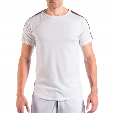 Бял мъжки спортен комплект с ленти it050618-38 5