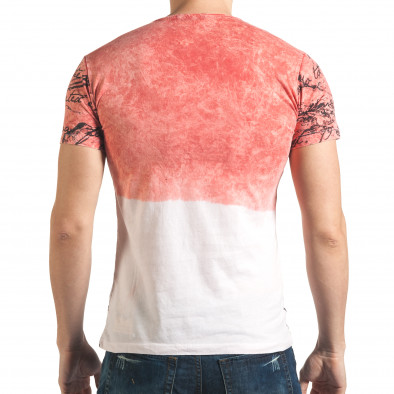 Розова преливаща тениска с надписи il140416-64 3