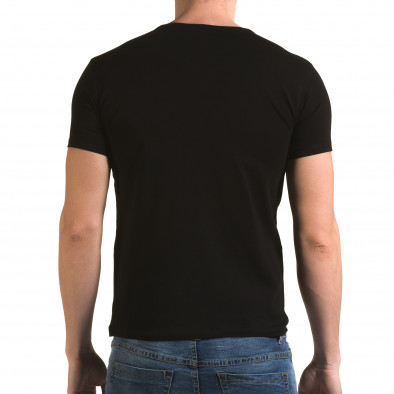 Мъжка черна тениска с Американското знаме il120216-11 3