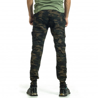 Мъжки карго панталон зелено-кафяв камуфлаж 8082 tr081121-3 3