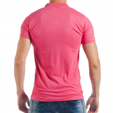 Мъжка тениска пике в ярко розово tsf250518-36 4