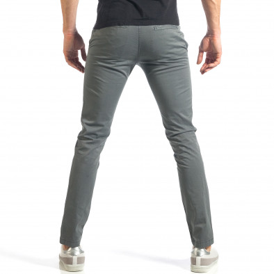Мъжки сив панталон изчистен модел it290118-49 3
