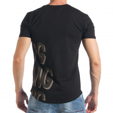 Мъжка черна тениска с надпис Bang Banng tsf290318-54 3