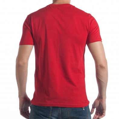 Мъжка червена тениска с принт Muhammad Ali it050617-42 3