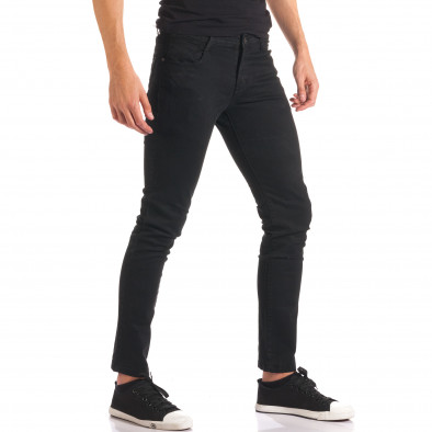Мъжки черен спортно-елегантен панталон it150816-3 4